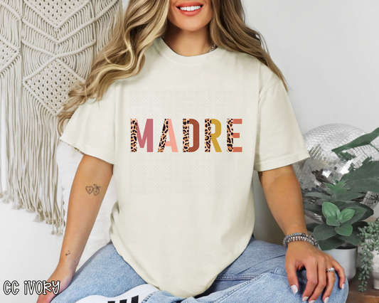madre half leopard pastel DTF TRANSFER