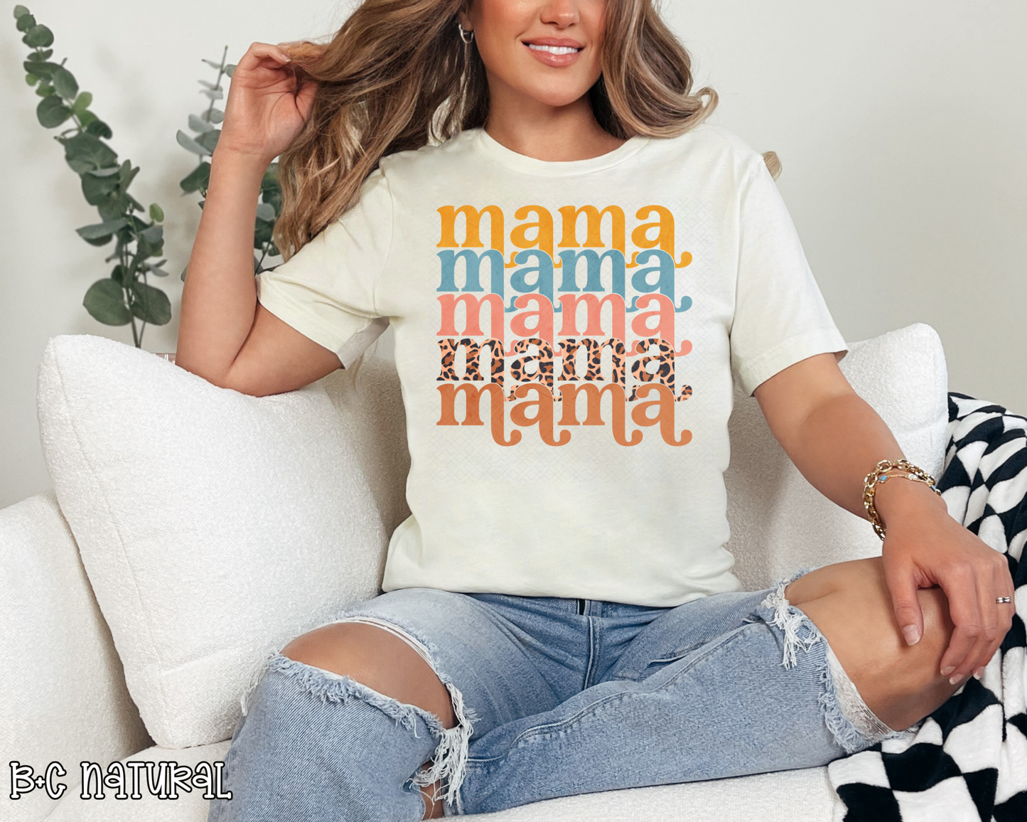 mama leopard stacked DTF TRANSFER