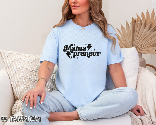 mama preneur retro sparkle DTF TRANSFER
