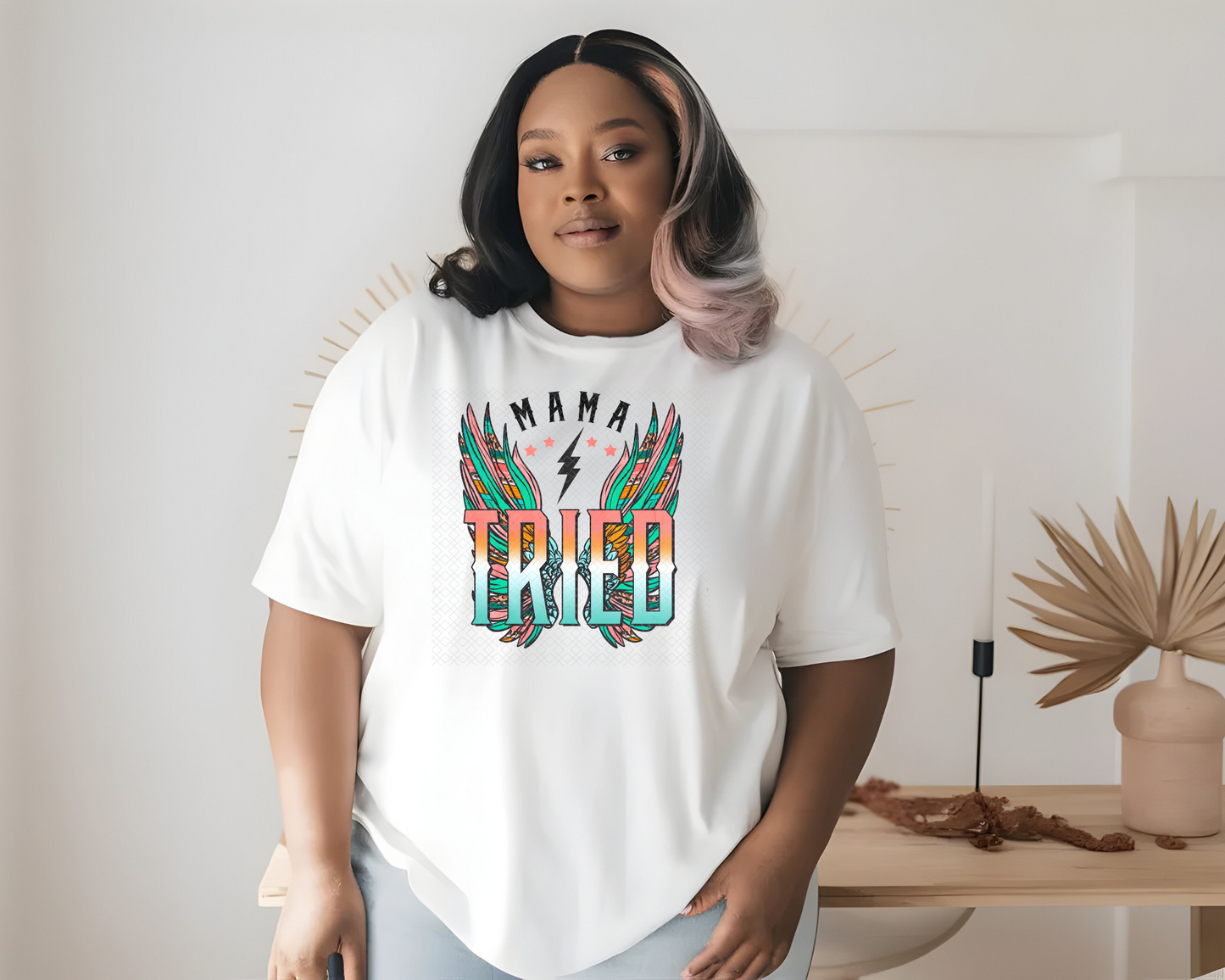 Mama Tried Wings Retro