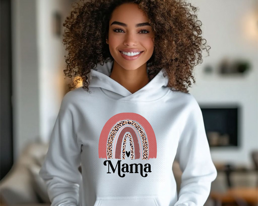 Mama Vintage Leopard Rainbow