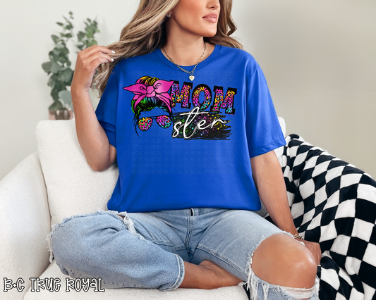 momster rainbow leopard DTF TRANSFER
