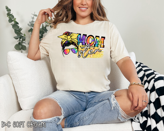 momster tie dye DTF TRANSFER