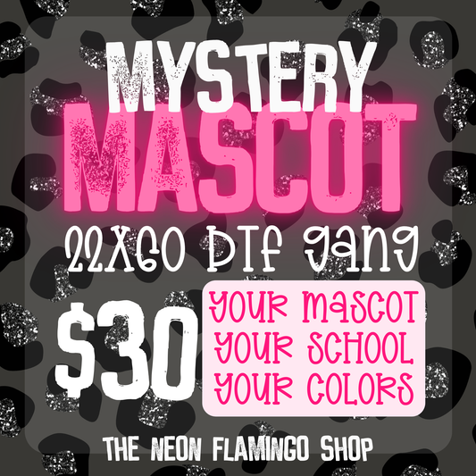 Mystery Mascot Gang Sheet - 22x60