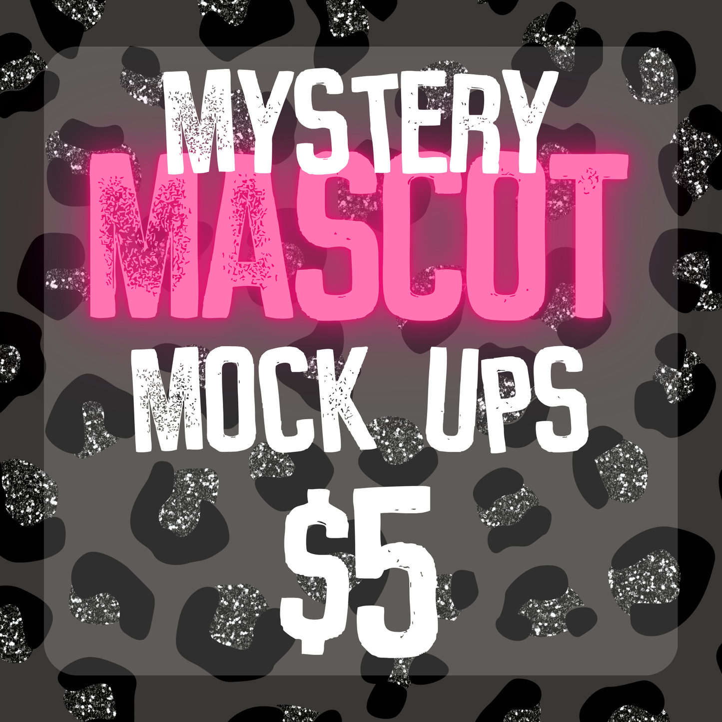 Mystery Mascot Mockups