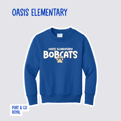 OASIS ELEMENTARY - YOUTH Crewneck Sweatshirt