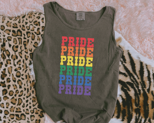 Pride Typography Rainbow