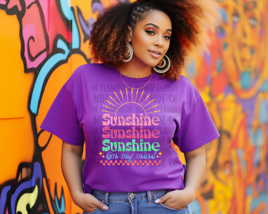 Sunshine Sunshine Sunshine on my Mind color