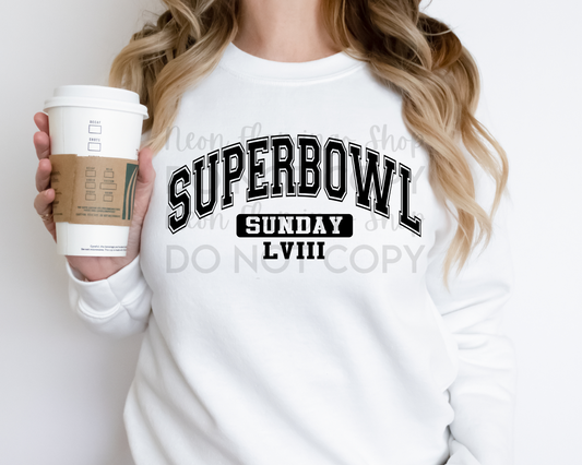 Super Bowl Sunday LVIII DTF TRANSFER