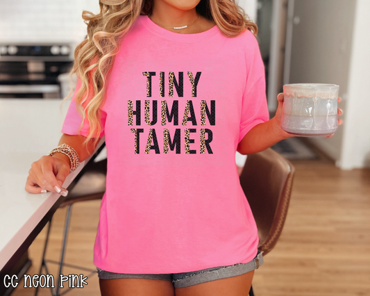 tiny human tamer half leopard DTF TRANSFER