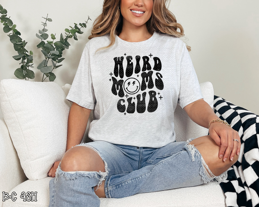 weird moms club retro sparkle DTF TRANSFER